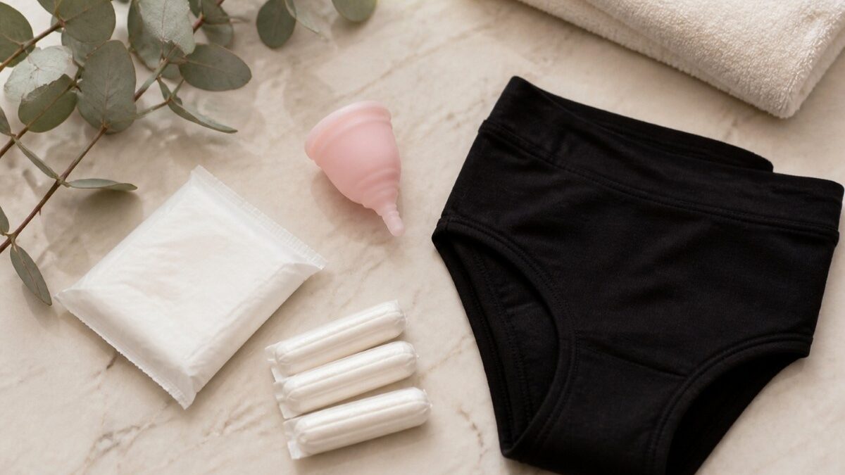Pads, Tampons, Cups, or Period Underwear?